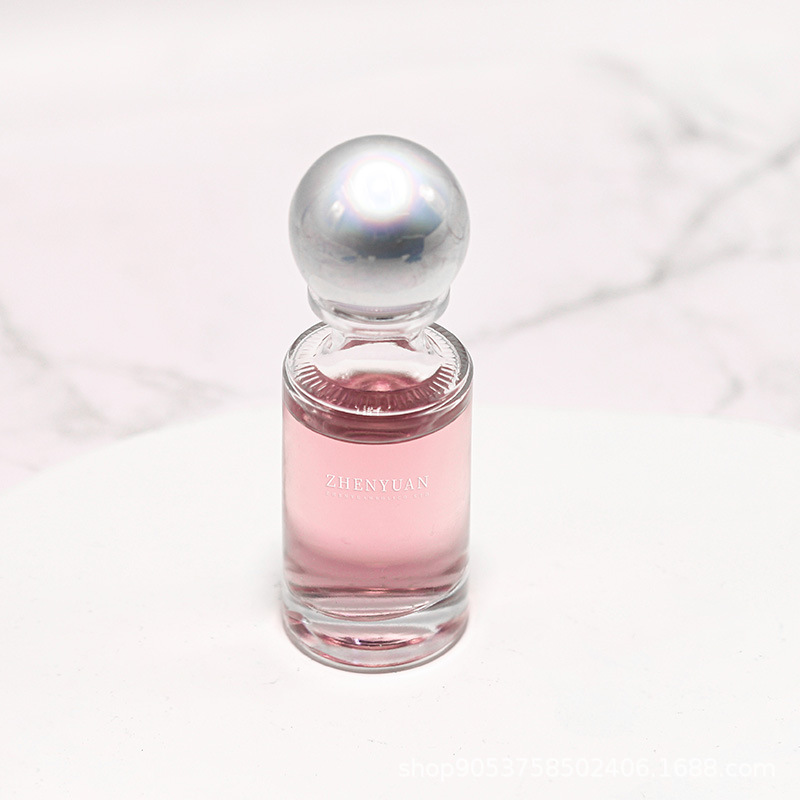 高品质晶白料小众ins风小清新创意设计圆柱形50毫升空香水玻璃瓶