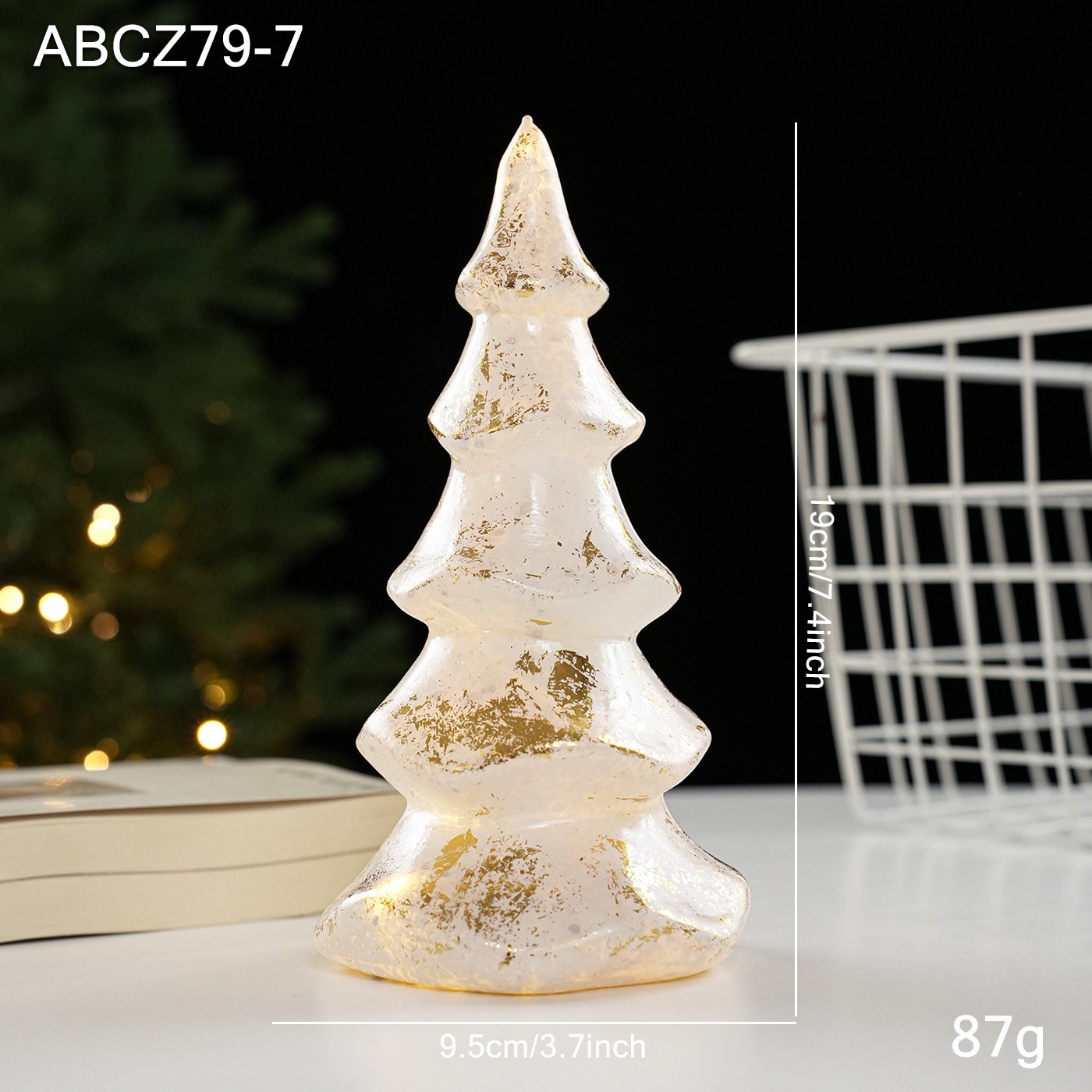 Árbol de Navidad de vidrio B