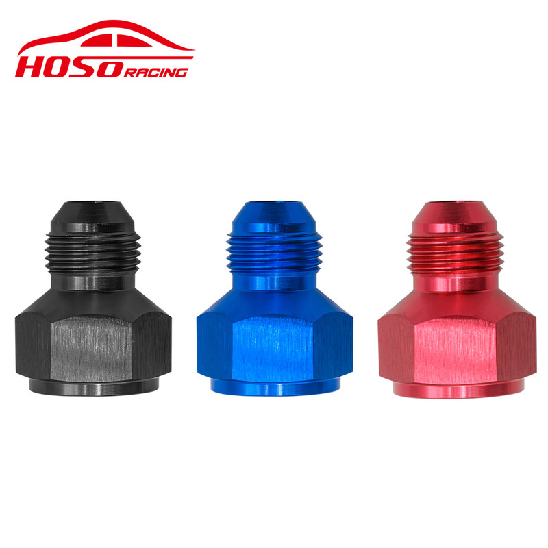 Car Modification Male and Female Connector Conversion Screw 6an8 Aluminum Alloy 10an12 Oil Cooler Conversion Variable Diameter Connector