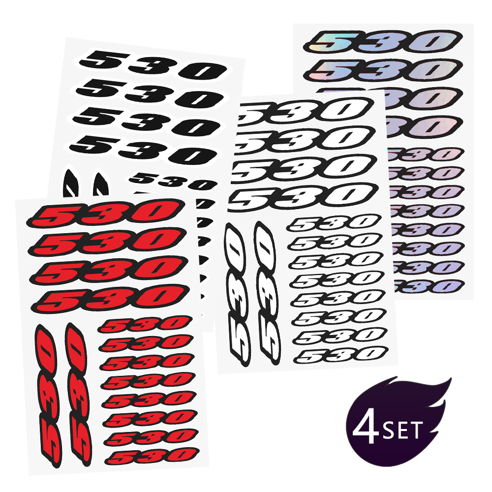 Aplicable a Yamaha TMAX 530SX TMAX 530 KTM 530EXC 530XC-W Digital Stickers