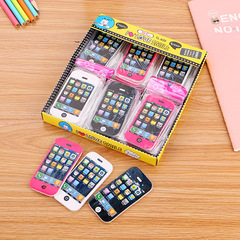 Creative Phone-Shaped Eraser Student Prize Gift Wholesale Cute Stationery Children Apple-Shaped Eraser