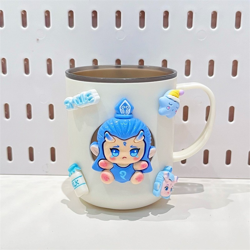 卡皮巴拉漱口杯儿童宝宝牙杯洗漱杯家庭洗手台置物架感ins风|undefined