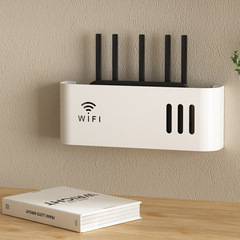 無線wifiテレビセットトップボックスルーターシェルフ穴なし収納ボックス壁掛け式飾り隠しボックス