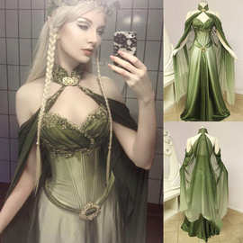 公主雪纺斗篷女神万圣节披风游戏手游发布会演出服装cosplay