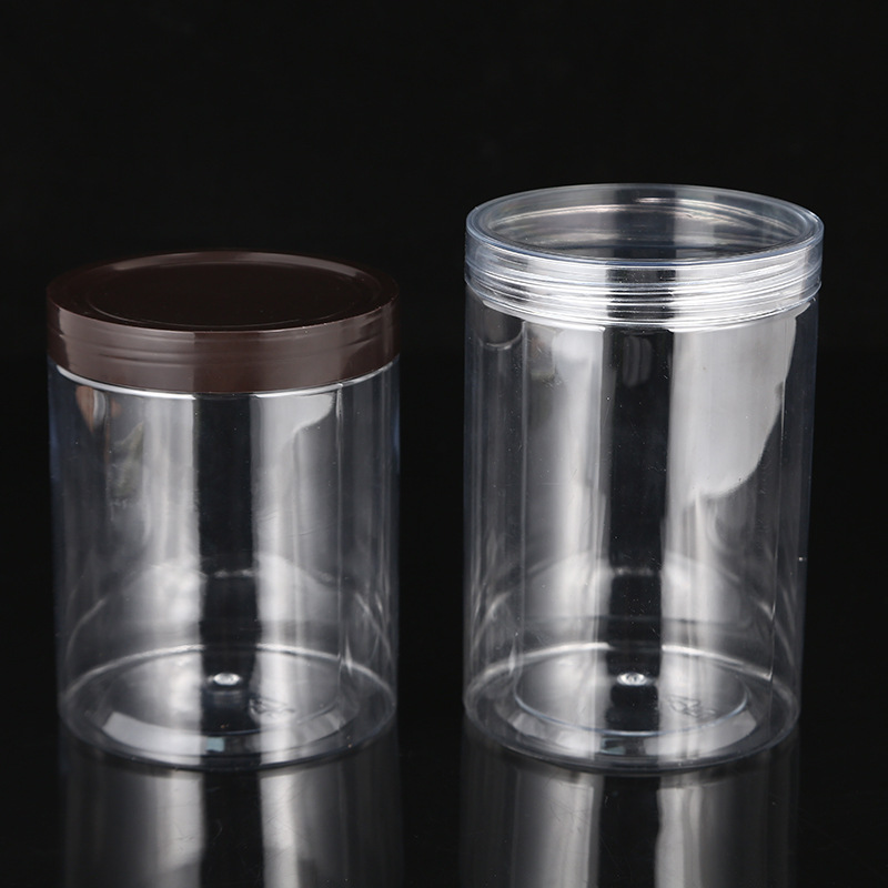 厂家现货高透PET材料糖果铁皮石斛红黑枸杞蜂蜜浆食品包装罐批发