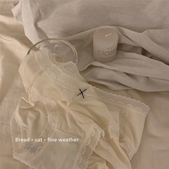 夏季新款簡約純色冰絲內褲女舒適透氣親膚抗菌純棉檔少女三角內褲