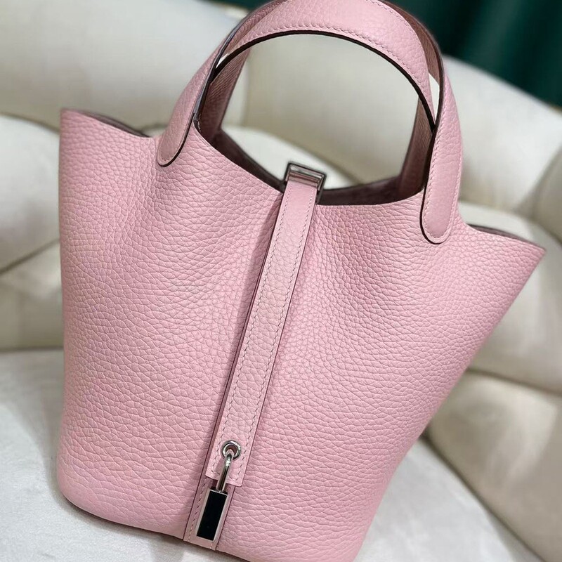 Original Leather Vegetable Basket Bag Semi-Handmade Wax Thread Tc First Layer Cowhide Handbag Women's Fashion Classic Handbag Genuine Leather