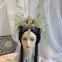 マーメイドの髪飾り超仙緑古風ヘアピンの髪飾り