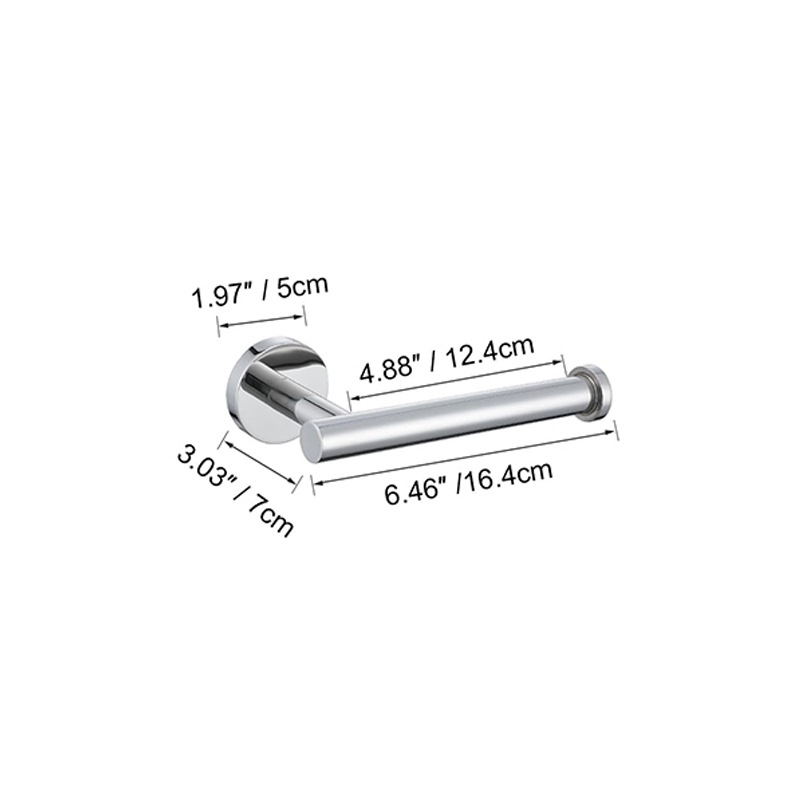 Baño transfronterizo Juego de colgantes de oro cepillado de acero inoxidable Barra de toalla Anillo de toalla Soporte de rollo de papel Gancho para ropa Kit de baño