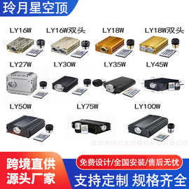 LED16W18W45W75W100W星空顶泳池光纤机RGBW闪烁车载LED光源发生器