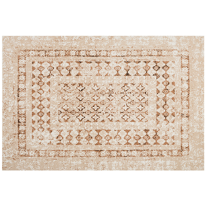 Alfombra de estilo chino moderno sala de estar ultra suave hilo de codo espeso 12mm alfombra de viento de madera alojamiento alfombra de cama