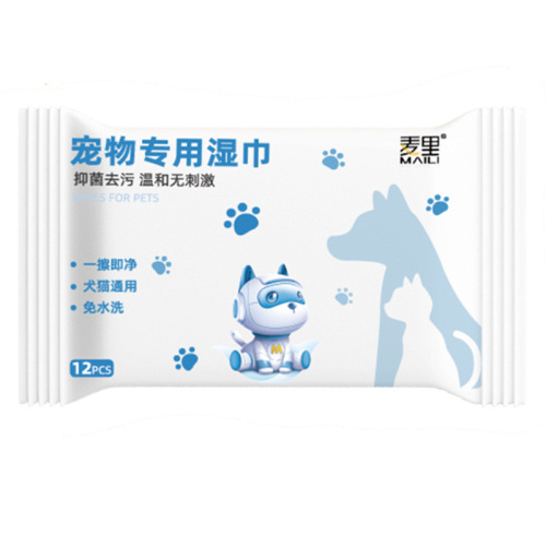 Pet Wet Wipes Wholesale Factory, Wash-Free Quick Tear Stain and Ear Wax Removal Cat and Dog Care Nail Wipe Bottom Cleaning Wet Wipes