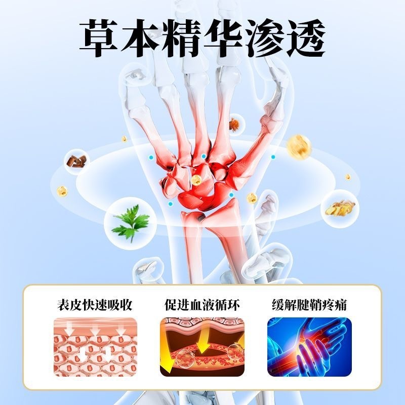 泰国腱鞘膏大拇指疼痛护手腕透骨膏手指疼腱鞘 炎乳膏贴代发|undefined