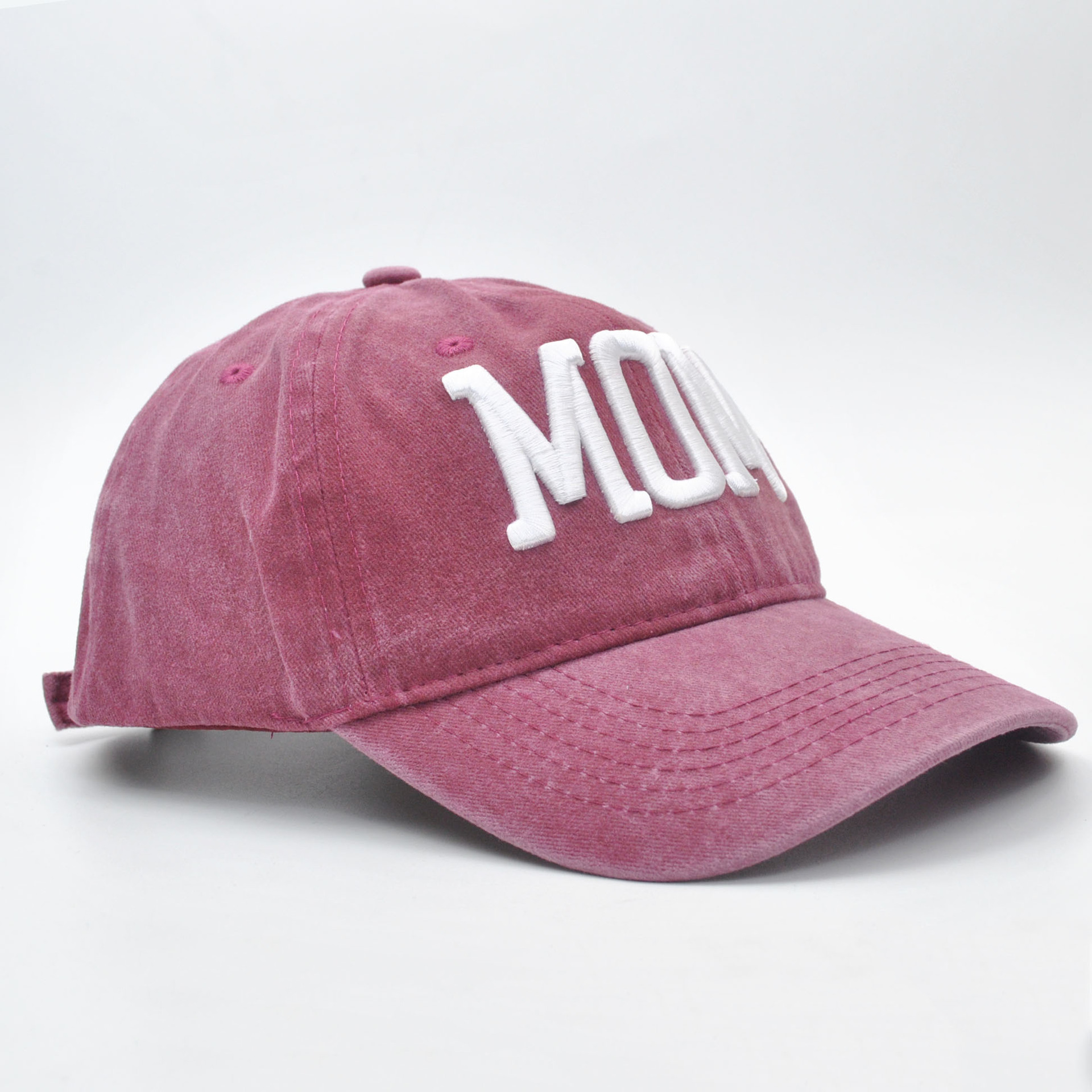 Unisex Gender Retro Style Unisex Retro Letter Curved Eaves Baseball Cap