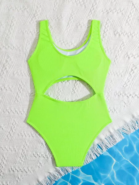 2025 European and American New One-Piece Children's Swimsuit Women's One-Piece Swimsuit Women's Swimsuit Women's Amazon