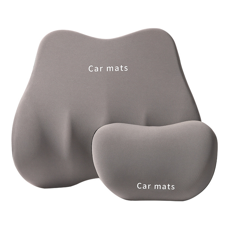 Reposacabezas del coche de negocios soporte lumbar espuma de memoria soporte lumbar almohada del asiento del coche reposacabezas del coche almohada de soporte del cuello del coche