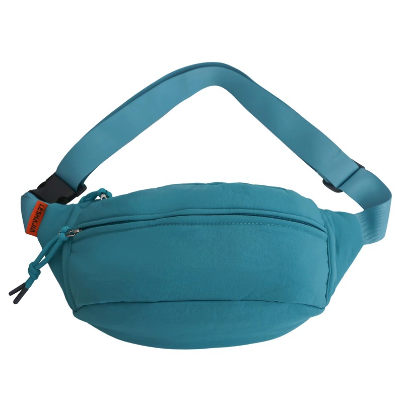Сумка через плечо (chest bag) стёганая, демисезонная, мультицвет, универсальный пояс/ремень, 36×10×16 см