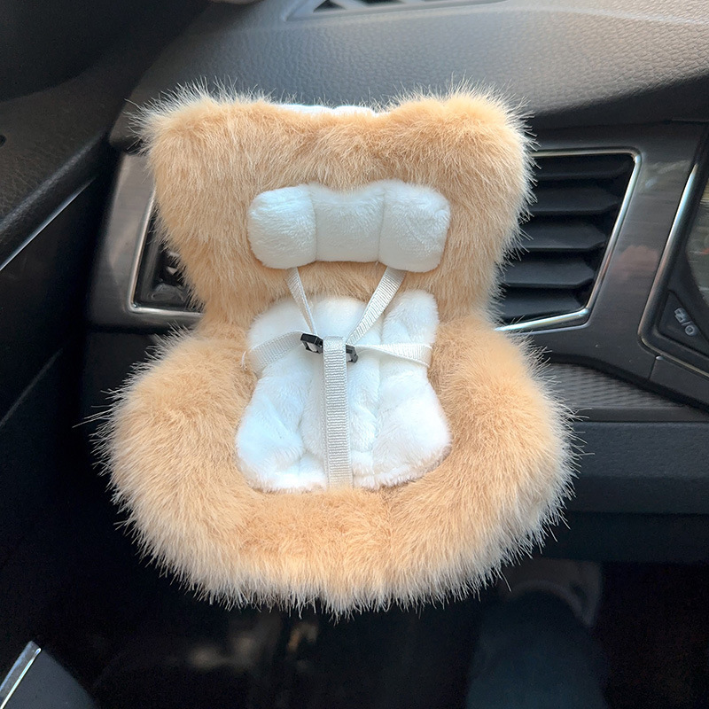 17cmlabubu ペンダント、かわいい車の装飾品、カスタマイズされた色の人形周辺アクセサリー、空気出口に適しています。|undefined