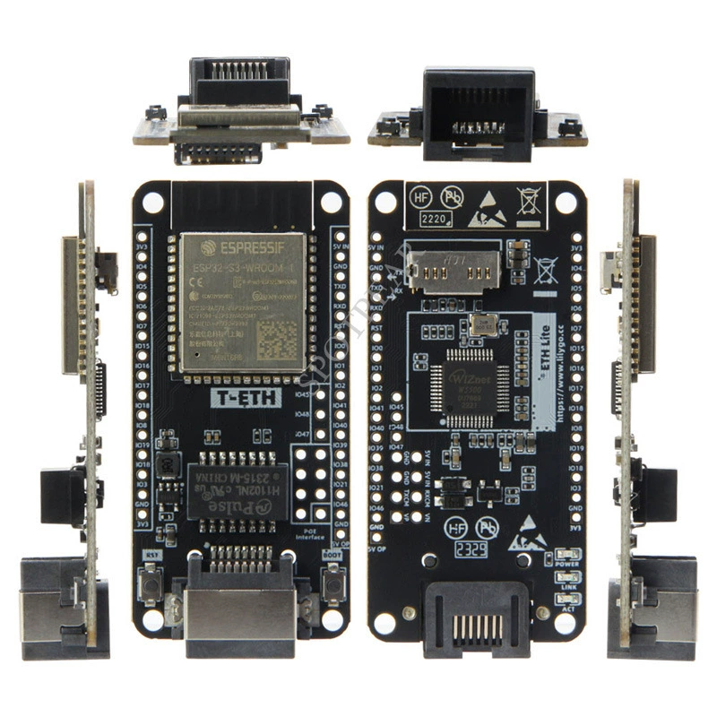 Плата разработки ESP32-S3 T-ETH-Lite может расширить модуль Ethernet W5500
