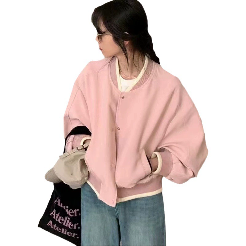 Весна и осень High Street тонкий Спортивный Повседневный бейсбольный костюм женский студенческий стиль корейский принт отличительная красивая куртка пальто