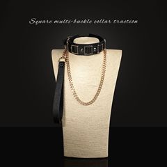 情趣用品SM道具新品創意多扣情趣項圈SM調教牽引項圈另類成人用品