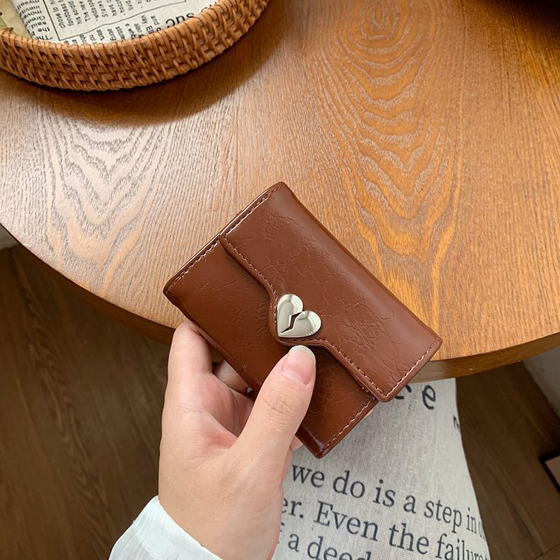 韓国ニッチ新スタイル〜ひび割れレザージッパー大容量レディース財布学生 70% off ラブハードウェアクール在庫あり|undefined