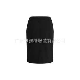 黑色新款定制酒店宴会办公室女士高级感职业商务A字半身裙优雅