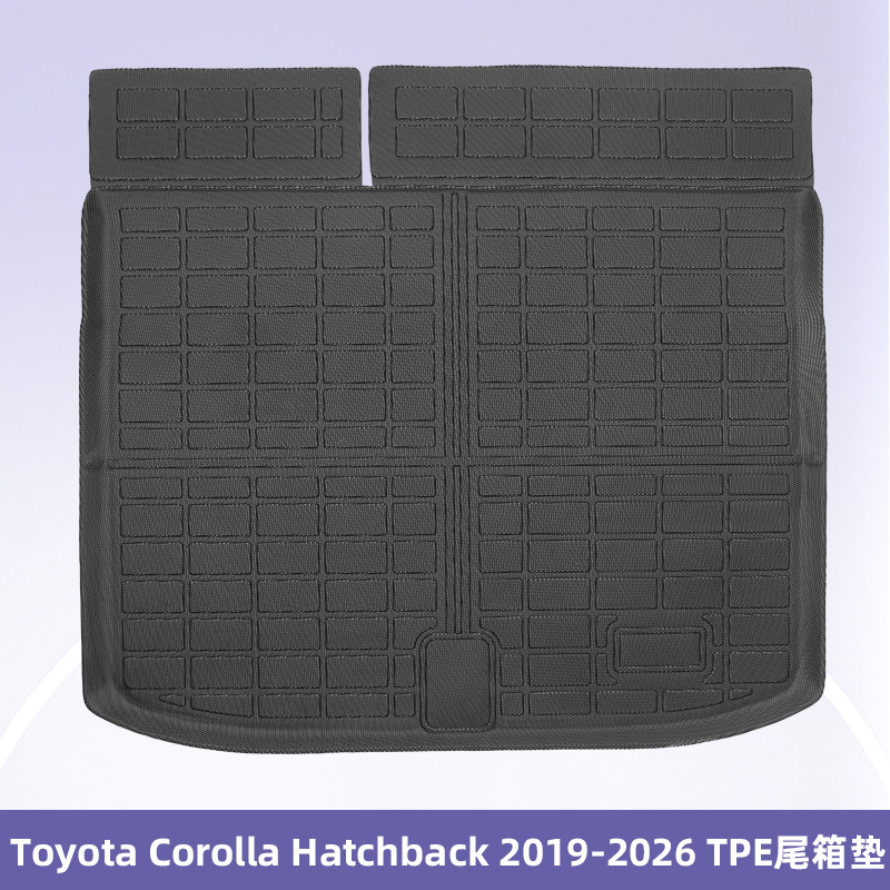 Es adecuado para Toyota Corolla Hatchback 19 - 26 TPE Foot Pads 3D para todo el tiempo