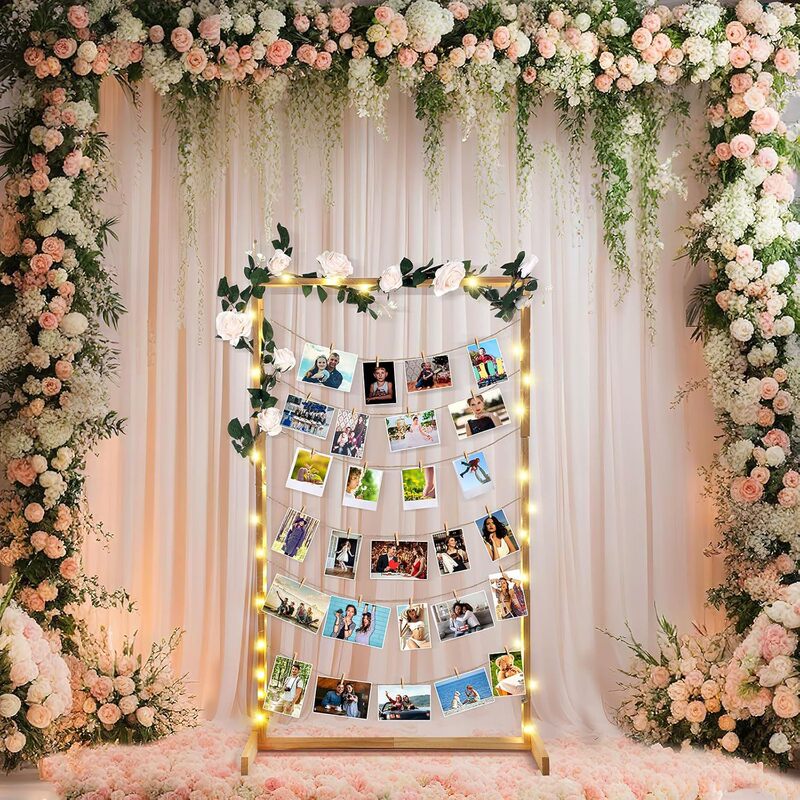 Cross-Border Standing Picture Collage Board Photo Frame Display Stand Wooden Photo Display Stand Wedding Photo Wall Exhibition Stand Cross-Border Standing Picture Collage Board Photo Frame Display Stand Wooden Photo Display Stand Wedding Photo Wall Exhibition Stand