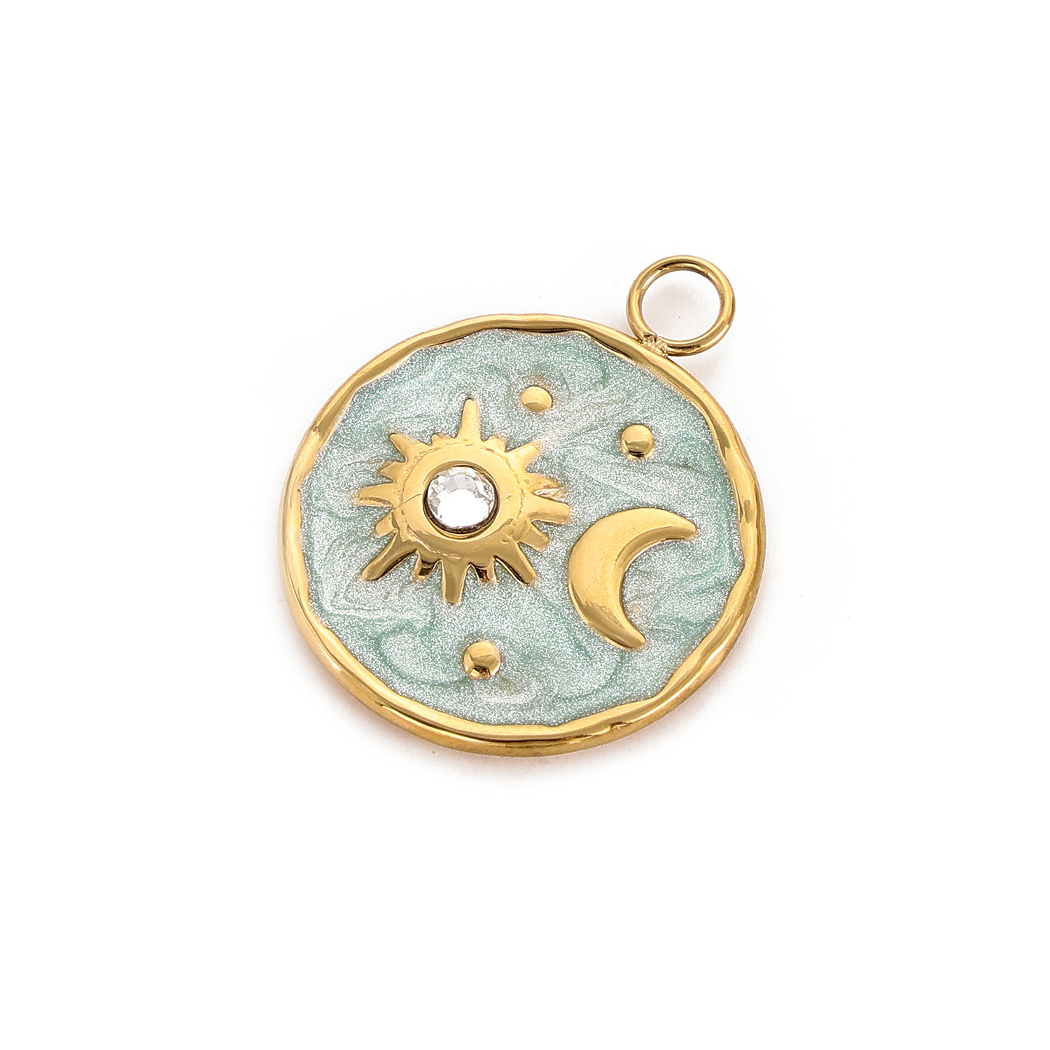 2g Weight Pendant, Chain Jewelry Making Type 20 * 23mm Jewelry Making Size DIY Jewelry Accessories Classification 1 Piece Quantity 304 Stainless Steel Material Star, Moon Pattern Plating Design Simple Style Style 1 Piece 20 * 23mm 304 Stainless Steel Star Moon Pendant Chain 9