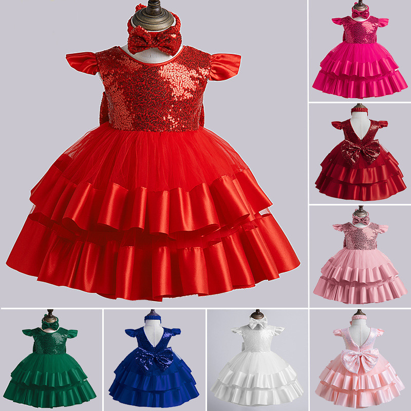 Children's new dress princess dress girl...