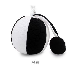 Baby Early Education Perception Ball Vision Stimulation Training Black and White Red Pursuit Ball Tactile Hand Grasping Ball DIY Handmade Toys