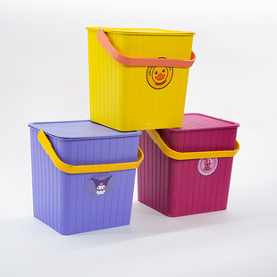 Portable sealed portable super storage bucket fishing bucket durable fishing bucket with high cost-effective with lid explosion leather