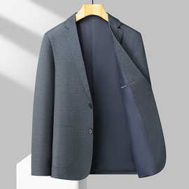 工厂直销休闲西服外套男单西春秋新款商务百搭中年爸爸西装上衣男