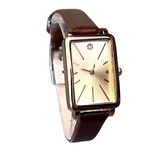 New Small Green Table Lady Retro Fashion Square Quartz Watch Wholesale Manufacturer