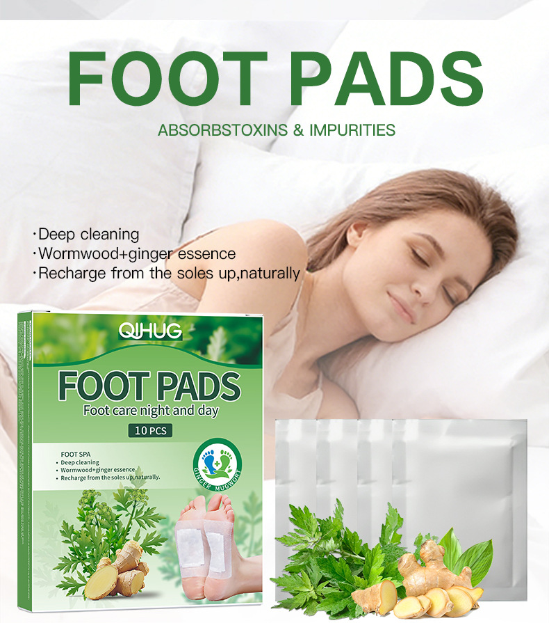 Herbal Foot Pads Sleep Support 10pcs Natural Relaxing Foot Care key features