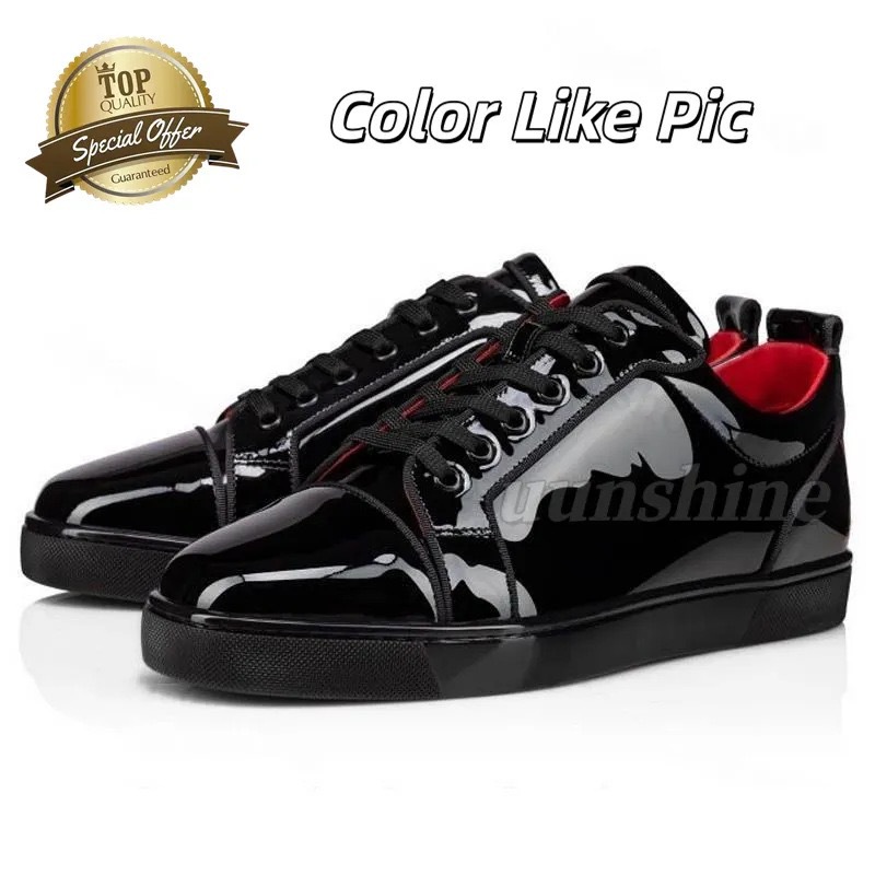 Universal sneakers made of patent leather