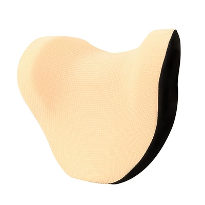New car headrest neck Headrest - apricot-28x29x15cm