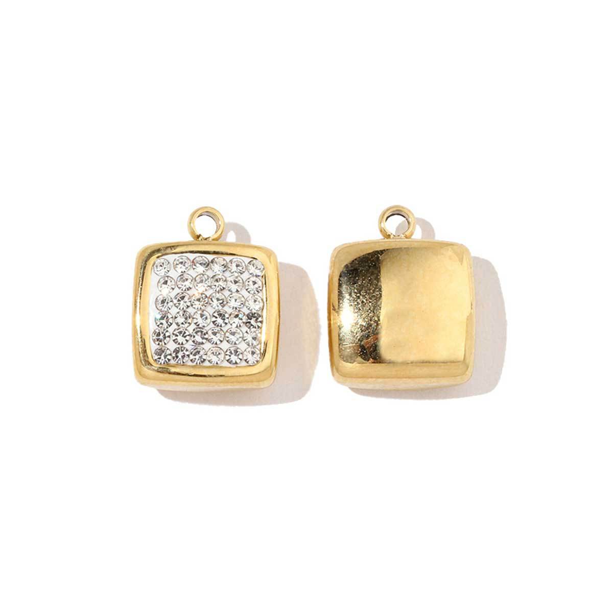 5g Weight Pendant Jewelry Making Type 13*16mm, 14*14mm, 18*18mm Jewelry Making Size DIY Jewelry Accessories Classification 3 PCS/Package Quantity Titanium Steel Material Geometric, Heart Shape Pattern Plating Design Casual, Simple Style, Streetwear Style 3 PCS/Package 13*16mm 14*14mm 18*18mm Titanium Steel Geometric Heart Shape Pendant 14