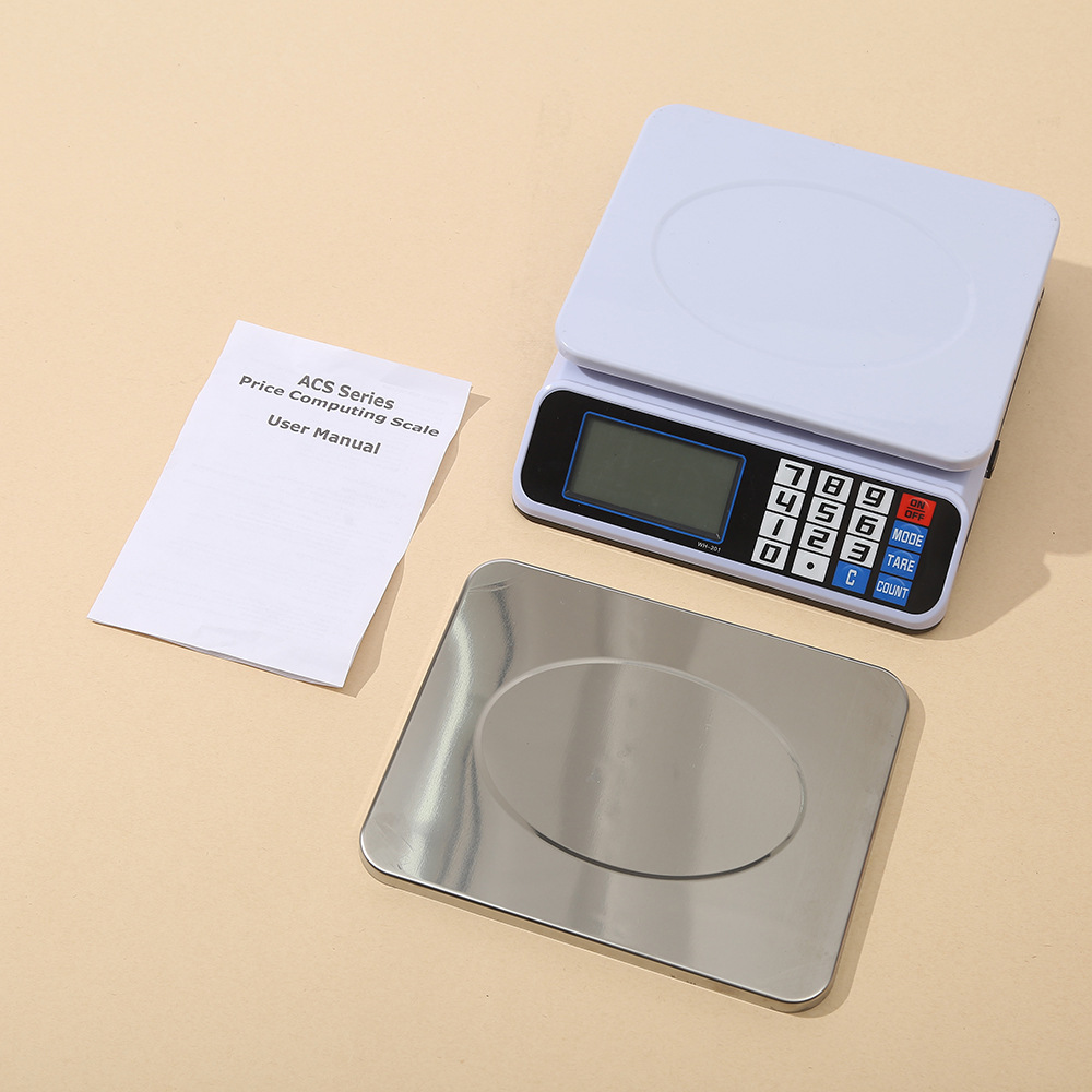 Neue 30KG Rechenwaage mit Zählfunktion, genaue digitale Haushaltsküchenwage, Tischwaage, kleine elektronische Tischwaage