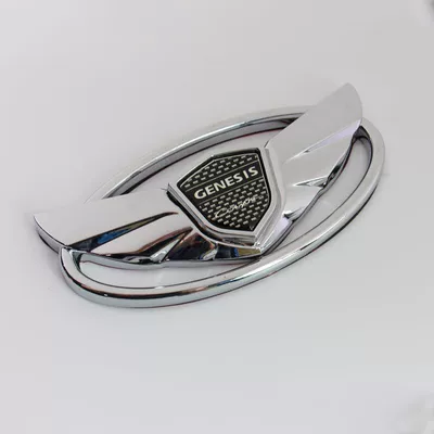 Suitable for Modern Genesis Coupe Car logo - standard-bright-silver