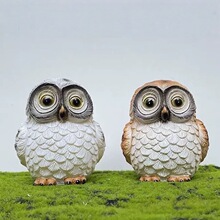 外贸出口奇趣实用便捷新2025 Good Owl  LED猫头鹰夜灯摆件装饰品