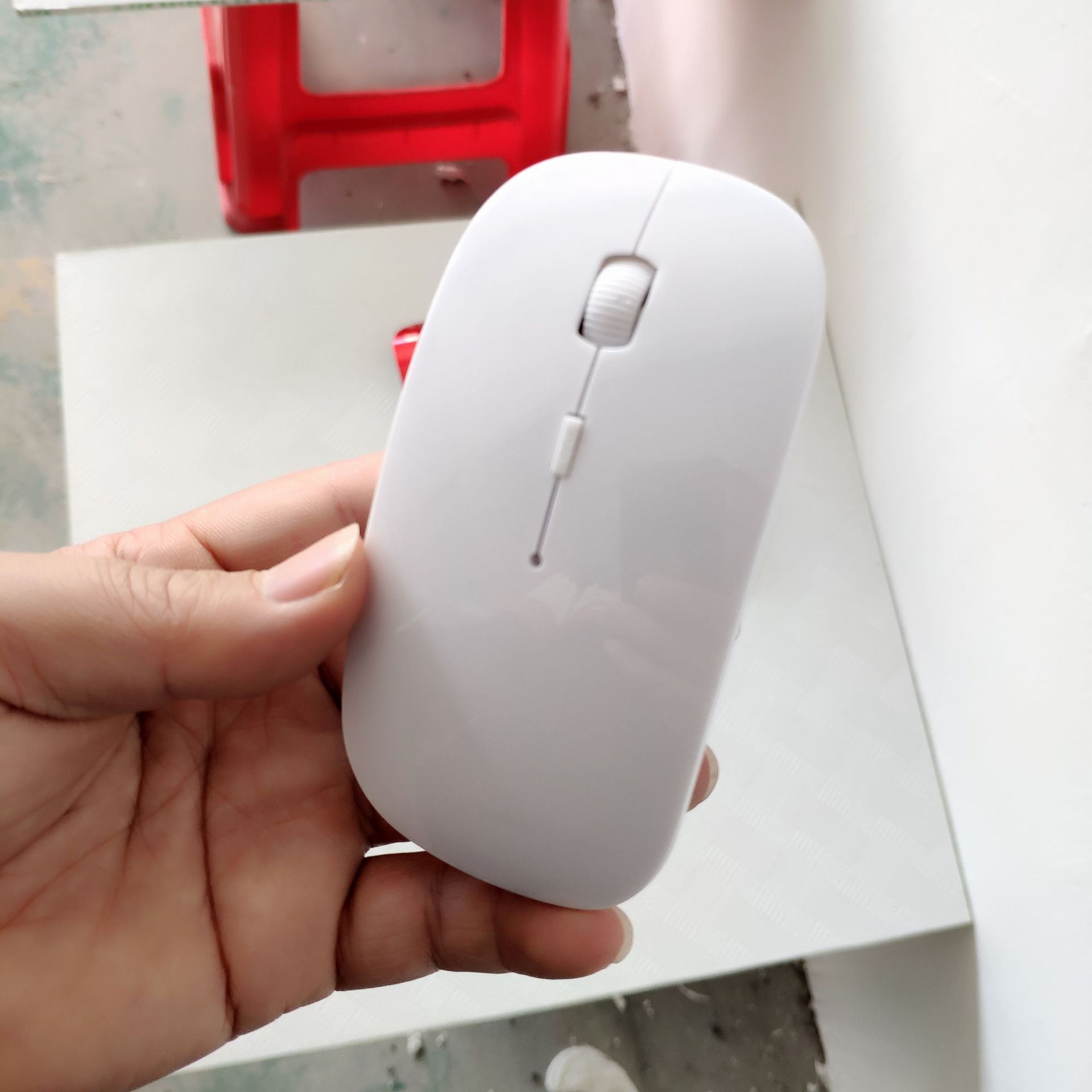 Qinlang Smart es adecuado para Apple, Huawei, tableta, escritorio, mouse recargable, Bluetooth, mouse silencioso inalámbrico de modo dual