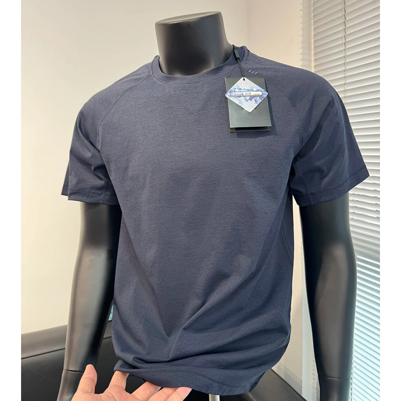 [Same Style as Dijia] Quick-Drying Short-Sleeved T-Shirt Men's Summer Raglan Sleeve T-Shirt Outdoor Sports Fitness Round Neck Bottoming Shirt