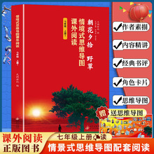 【彩图版】朝花夕拾野草七年级上册情境式思维导图课外阅读中学生