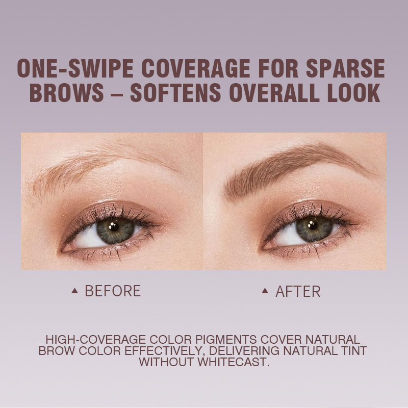 Cruce fronterizo RVN cejas de color natural suave fácil de colorear cejas de color cejas salvajes estereoscópicas maquillaje sin manchas image 2