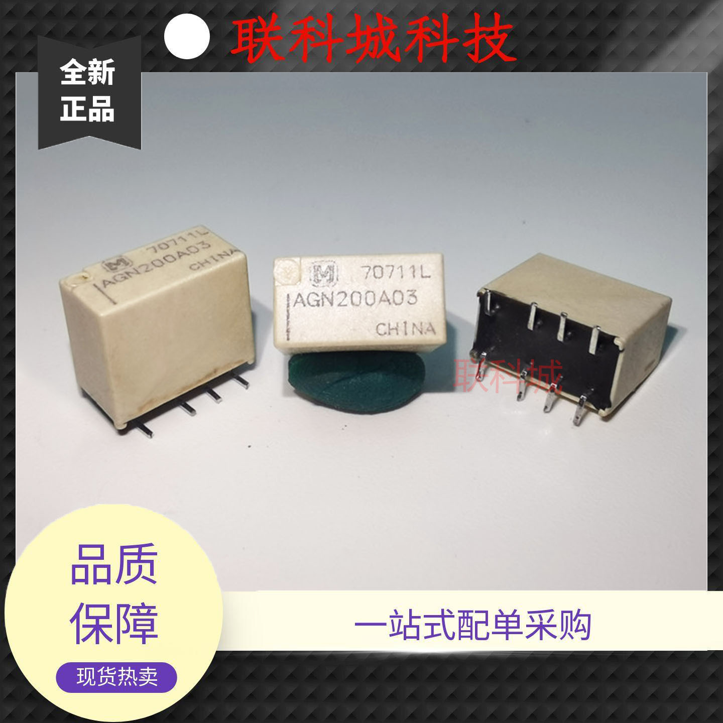 AGN200A03 A12 S4H S24 A4H M01 松下电子两组转换电磁直流继电器