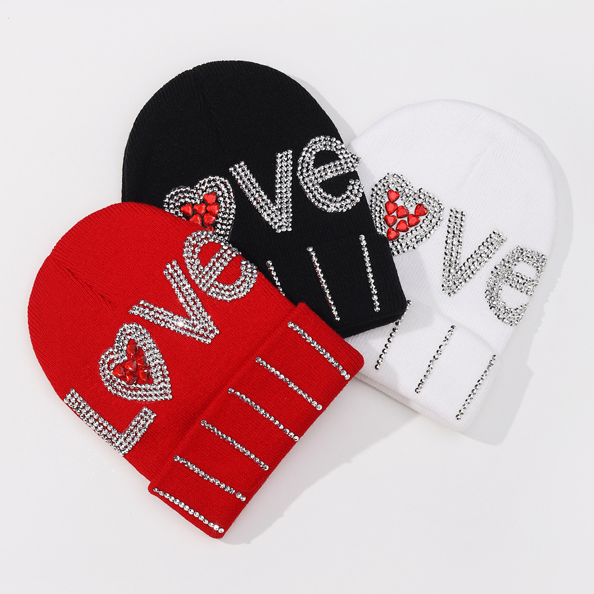 Men's Hats Winter diamond hat specializes in men and women's autumn and winter knitted hats, warm wool hats_voghion.com