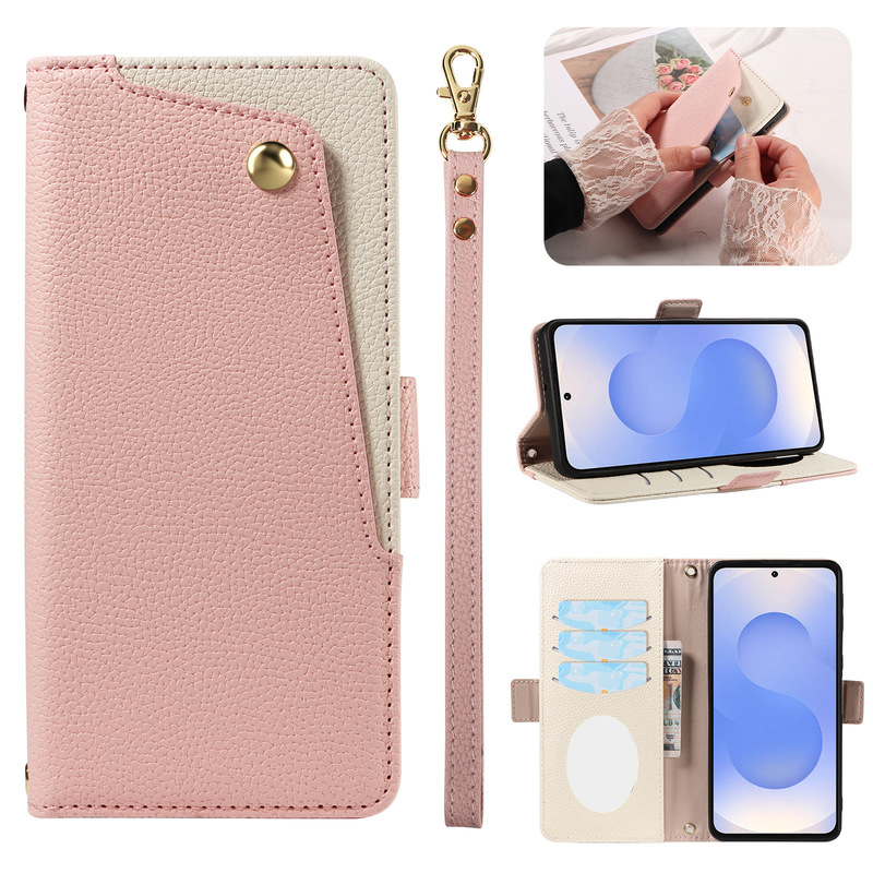 Suitable for Samsung S26Ultra Mobile Phone Case S25Fe Magnetic Mobile Phone Leather Case S24Plus Bracket Flip Protective Cover Suitable for Samsung S26Ultra Mobile Phone Case S25Fe Magnetic Mobile Phone Leather Case S24Plus Bracket Flip Protective Cover