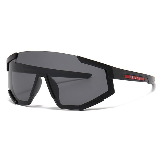 Europe and the United States new fashion conjoined large frame sunglasses men and women tide outdoor riding sports colorful sunglasses cross-border wholesale